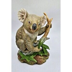 Vintage Signed Sadek #6999 Koala Bear by Andrea 1984 Animal Figurine Decor